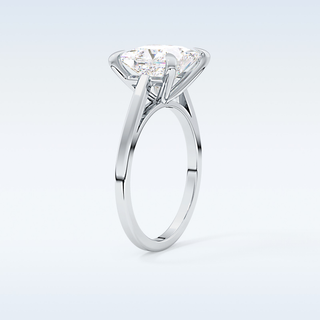Stunning 2.55 CT Solitaire Engagement Ring Featuring Princess Moissanite