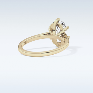Stunning 2.23 CT Solitaire Engagement Ring Featuring Cushion Moissanite