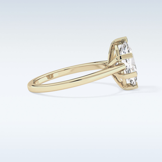 Stunning 2.23 CT Solitaire Engagement Ring Featuring Cushion Moissanite