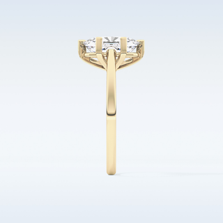 Stunning 2.23 CT Solitaire Engagement Ring Featuring Cushion Moissanite