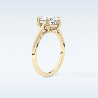 Stunning 2.23 CT Solitaire Engagement Ring Featuring Cushion Moissanite