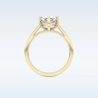 Stunning 2.23 CT Solitaire Engagement Ring Featuring Cushion Moissanite