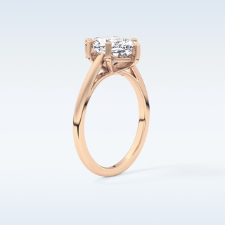 Stunning 2.23 CT Solitaire Engagement Ring Featuring Cushion Moissanite