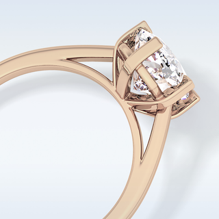 Stunning 2.23 CT Solitaire Engagement Ring Featuring Cushion Moissanite