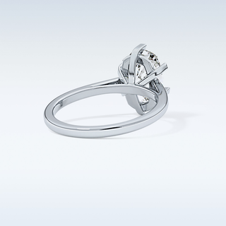 Stunning 2.23 CT Solitaire Engagement Ring Featuring Cushion Moissanite