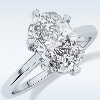 Stunning 2.23 CT Solitaire Engagement Ring Featuring Cushion Moissanite