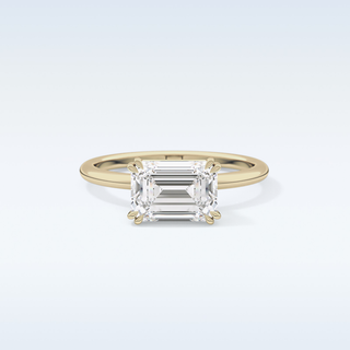 Stunning 1.96 CT Solitaire Engagement Ring Featuring Emerald Moissanite