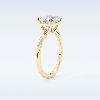 Stunning 1.96 CT Solitaire Engagement Ring Featuring Emerald Moissanite