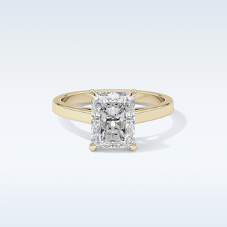Stunning 2.78 CT Solitaire Engagement Ring Featuring Radiant Moissanite