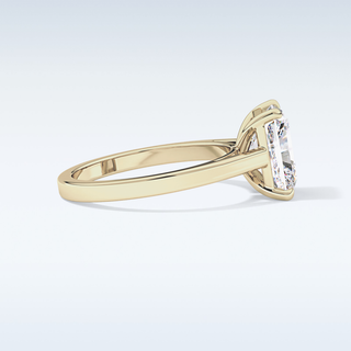 Stunning 2.78 CT Solitaire Engagement Ring Featuring Radiant Moissanite