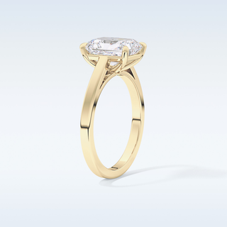 Stunning 2.78 CT Solitaire Engagement Ring Featuring Radiant Moissanite