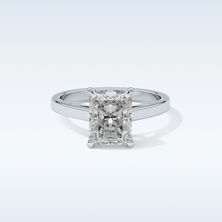 Stunning 2.78 CT Solitaire Engagement Ring Featuring Radiant Moissanite