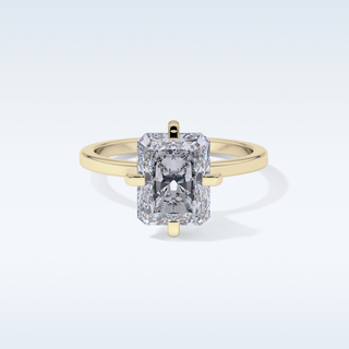 Stunning 3.45 CT Solitaire Engagement Ring Featuring Radiant Moissanite