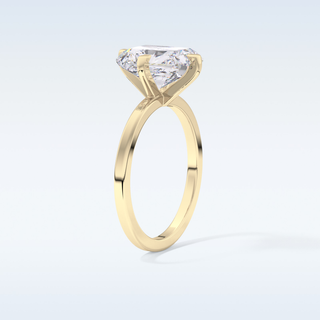 Stunning 3.45 CT Solitaire Engagement Ring Featuring Radiant Moissanite