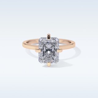 Stunning 3.45 CT Solitaire Engagement Ring Featuring Radiant Moissanite