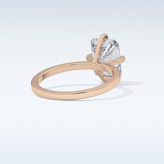 Stunning 3.45 CT Solitaire Engagement Ring Featuring Radiant Moissanite