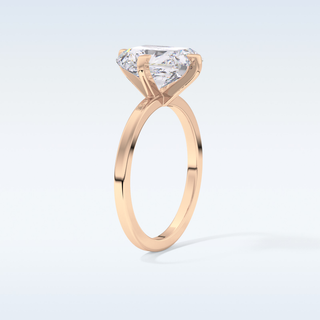 Stunning 3.45 CT Solitaire Engagement Ring Featuring Radiant Moissanite