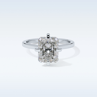 Stunning 3.45 CT Solitaire Engagement Ring Featuring Radiant Moissanite