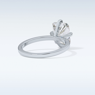 Stunning 3.45 CT Solitaire Engagement Ring Featuring Radiant Moissanite