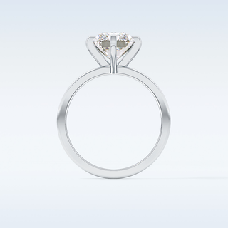 Stunning 3.45 CT Solitaire Engagement Ring Featuring Radiant Moissanite