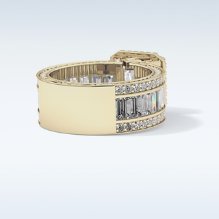 3.73 CT Halo & Pave Engagement Ring Featuring Radiant Moissanite