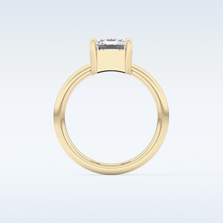 Beautiful 2.76 CT Solitaire Engagement Ring Featuring Emerald Moissanite