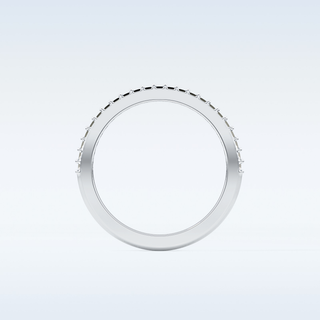 Beautiful Half Eternity Wedding Band with 1.84 CT Round Cut Moissanite 5