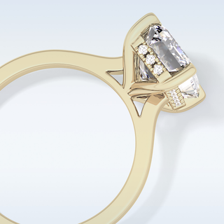 Beautiful Full Eternity Wedding Band with 1.23 CT Round & Baguette Cut Moissanite