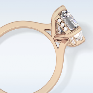Beautiful Full Eternity Wedding Band with 1.23 CT Round & Baguette Cut Moissanite