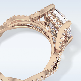 Beautiful Full Eternity Wedding Band with 0.20 CT Round Cut Moissanite