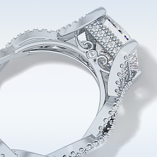 Beautiful Full Eternity Wedding Band with 0.20 CT Round Cut Moissanite
