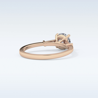 Elegant 1.03 CT Three Stones Engagement Ring Featuring Round Moissanite