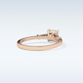 Elegant 0.74 CT Three Stones Engagement Ring Featuring Cushion Moissanite