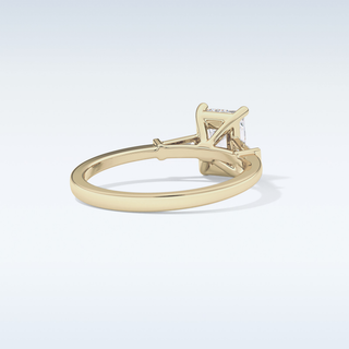 Elegant 1.21 CT Three Stones Engagement Ring Featuring Radiant Moissanite