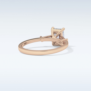 Elegant 1.21 CT Three Stones Engagement Ring Featuring Radiant Moissanite
