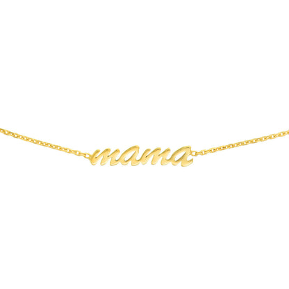 Mama Adjustable Choker Necklace