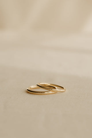 0.13 TCW Round Twisted Moissanite Wedding Band