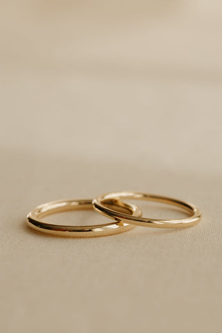 0.13 TCW Round Twisted Moissanite Wedding Band