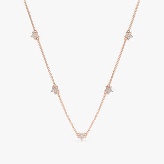1.0 CT Round Bezel Solitaire Lab Grown Diamond Necklace