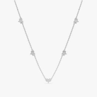 1.0 CT Round Bezel Solitaire Lab Grown Diamond Necklace