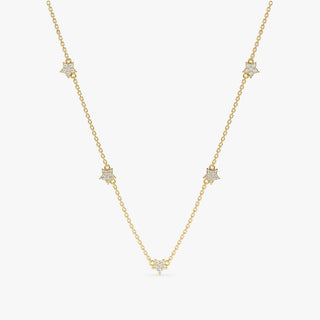 1.0 CT Round Bezel Solitaire Lab Grown Diamond Necklace