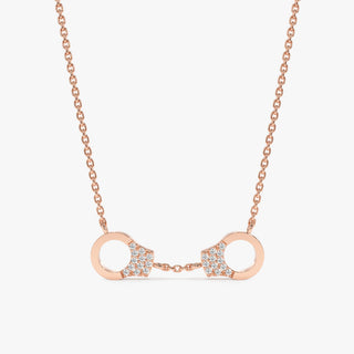 1.0 CT Round Bezel Solitaire Lab Grown Diamond Necklace