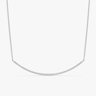 1.0 CT Round Bezel Solitaire Lab Grown Diamond Necklace