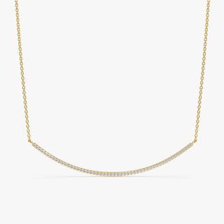 1.0 CT Round Bezel Solitaire Lab Grown Diamond Necklace
