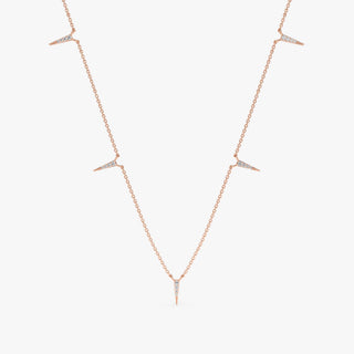 1.0 CT Round Bezel Solitaire Lab Grown Diamond Necklace