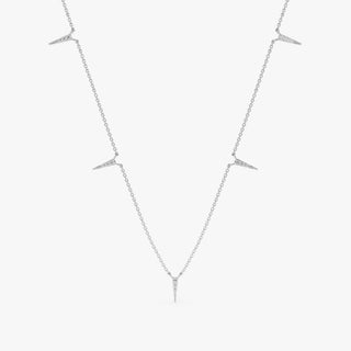 1.0 CT Round Bezel Solitaire Lab Grown Diamond Necklace