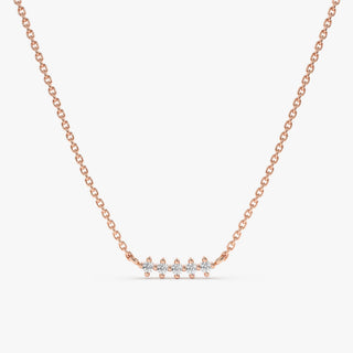1.0 CT Round Bezel Solitaire Lab Grown Diamond Necklace