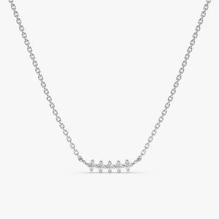 1.0 CT Round Bezel Solitaire Lab Grown Diamond Necklace