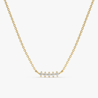 1.0 CT Round Bezel Solitaire Lab Grown Diamond Necklace