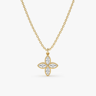 1.0 CT Round Bezel Solitaire Lab Grown Diamond Necklace